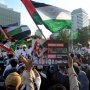 Massa Gelar Aksi Bela Palestina, Serukan Boikot Penjualan Produk-produk Israel