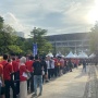 LIVE STREAMING: Suasana di GBK Jelang Pertandingan Timnas Indonesia Vs Bahrain