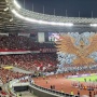 GBK Bergetar! Tifo Garuda Raksasa Sambut Timnas Indonesia Vs Bahrain