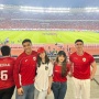 Nonton Timnas Bareng, Fuji dan Verrell Bramasta Double Date dengan Fadly Faisal dan Maudy Effrosina