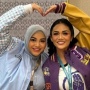Hadiri Mitoni Aaliyah Massaid, Kris Dayanti Tersenyum Penuh Arti ke Aurel Hermansyah