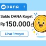 Saldo Dana Kaget Gratis Hari Ini Rp 150.000 Langsung Masuk ke Nomormu, Klaim Sekarang