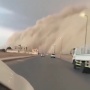 Viral di X, Video Israel Dilanda Badai Pasir Besar Langsung Memperparah Kebakaran Hutan