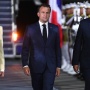 Intip Saat Presiden Prancis Emmanuel Macron Tiba di Indonesia