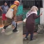 Viral Emak-emak Terobos Jalan Cor Basah Tuai Pro Kontra, Siapa yang Salah?