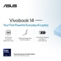 ASUS Vivobook 14 A1407CA: Laptop AI Terjangkau dengan Intel Core Ultra