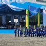 Momen Polisi Cilik Tampil Depan Prabowo Saat HUT ke-79 Bhayangkara di Monas