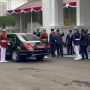 Prabowo Sambut PM Malaysia di Istana Merdeka