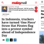 Mendunia! Media-media Asing Soroti Fenomena Pengibaran Bendera One Piece di Indonesia