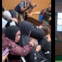 Isak Tangis Keluarga 3 Polisi Way Kanan Iringi Vonis Mati Kopda Bazarsah