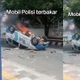 Polisi Kejar Pembakar Mobil Polri Saat Ricuh Demo Bupati Pati