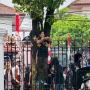 Demo di Pati Memanas: Diduga Disusupi Anarko, Peserta Aksi Mulai Melempari Petugas