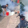 Viral Gas Air Mata Demo Pati di Perkampungan, Nyasar atau Sengaja Ditembakkan?