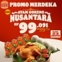 Promo Burger King HUT RI ke-80: Ayam Utuh Rp 99 Ribu dan Menu Serba 17 Ribuan