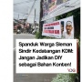 Spanduk 'Gubernur Pencitraan' Sambut KDM di Sleman, Pelaku Wisata: Jangan Jadikan DIY Bahan Konten!