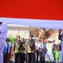 Bendera Raksasa 180 Meter Dibentangkan di PLBN Wini, Komjen Makhruzi: Ini Wajah Terdepan Bangsa