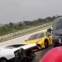 Lamborghini Ringsek Usai Konvoi 'Kebut-kebutan', Warganet: Orang Kaya Lagi Rayakan Kemerdekaan