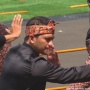 Di Depan Presiden Prabowo, Iko Uwais Unjuk Bakat Pencak Silat