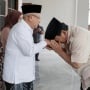 Presiden Prabowo Cium Tangan Ma'ruf Amin Saat Menyambanginya, Ini Isi Obrolannya