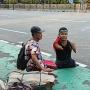 Ikut Demo di DPR, Sosok Disabilitas Ini Naik Papan Roda dari Cakung ke Senayan Bawa Pesan Damai