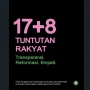 Masyarakat Mendesak 17+8 Tuntutan untuk Reformasi dalam Waktu Singkat
