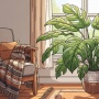 5 Tanaman Hias Daun Lebar yang Cocok untuk Ruang Tamu Agar Lebih Elegan dan Segar