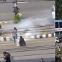 Gokil! Viral Aksi Nekat Gen Z Nepal Lempar Balik Gas Air Mata ke Polisi