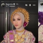 Resmi Menikah, Feby Putri Tampil Anggun dengan Baju Bodo Bugis