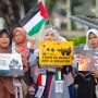 Solidaritas untuk Palestina, Massa Gelar Aksi di Depan Kedubes AS