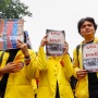 Demo Mahasiswa Soroti Kinerja 1 Tahun Pemerintahan Prabowo-Gibran di Jakarta