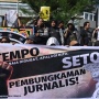 Aksi Solidaritas Tempo di Makassar Ricuh, Jurnalis Dipukul