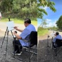 Tak Terduga! SBY Spontan Hentikan Mobil dan Melukis di Pinggir Jalan Wonogiri