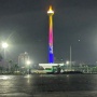Wajah Penuh Warna Monas Jelang Malam Tahun Baru 2026