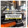 Bus TransJakarta Hantam Tiang PJU di Kolong Tol Tanjung Barat, Satu Penumpang Terluka!