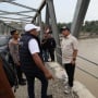 Pascabencana Bireuen, Mendagri Tito Tinjau Infrastruktur Jembatan
