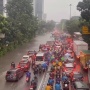 Pagi Ini Jakarta Dikepung Genangan Lagi, Layanan Mikrotrans Ambyar dan Lalu Lintas Cawang Lumpuh
