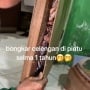 Panen Uang Rp7 Juta Hasil Nabung Setahun di Pintu: Kok Gak Dimakan Rayap?
