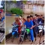 Setiap Hari Taruhkan Nyawa, Pelajar di Lampung Timur Menyeberang Sungai Pakai Getek