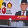 Muzani Pimpin Yel-yel di Senayan: Gerindra Menang, Prabowo Presiden, Presiden Dua Periode!