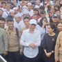 Berkemeja Putih, Jokowi Hadiri Kirab Budaya PSI di Tegal