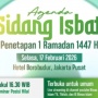 Link Live Sidang Isbat Puasa 2026, Kapan Tanggal 1 Ramadan 1447 Hijriah?