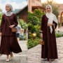 Baju Lebaran Warna Mahogany Cocok dengan Jilbab Apa Saja? Ini 5 Perpaduan yang Pas