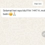 Bolehkan Menjawab Ucapan Selamat Lebaran Hanya dengan Stiker WhatsApp?