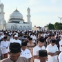Tradisi 200 Tahun, Ribuan Jemaah Syattariyah Nagan Raya Rayakan Idul Fitri Hari Ini