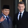 Momen Keakraban Prabowo dan Macron saat bertemu di Paris