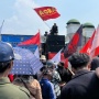 LIVE REPORT: Aksi Demo Hari Buruh di Gedung DPR RI