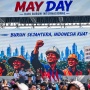 Perayaan Hari Buruh di Monas bersama Presiden Prabowo