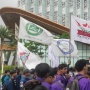 Momentum Hardiknas, BEM SI Gelar Demo di Patung Kuda Kritisi Soal Pendidikan
