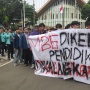 Hardiknas di Patung Kuda, BEM SI Bawa 10 Tuntutan Pendidikan