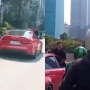 Aksi Berbahaya Pria Bergelantungan di Kap Mobil Viral, Lisa Mariana Sebut Ada Konflik Asmara